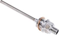 90281510-380-1011-1-6-100-104-24000 Jumo PT100 Temperature Sensor, 6mm Dia, 100mm Long, +200°C Max