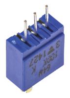m64w104kb40 Vishay 64W Series 19 (Electrical), 22 (Mechanical)-Turn Through Hole Trimmer Resistor with Pin Terminations, 100kΩ