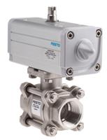 vzba-1-gg-63-t-22-f0405-v4v4t-pp30-r-90-c Festo Ball Valve type Pneumatic Actuated Valve, 63