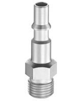 crp-066152p2 PREVOST Treated Steel Male Plug for Pneumatic Quick Connect Coupling, G 3/8 Male Threaded
