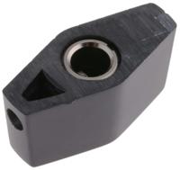 465-8849 RS PRO Black Potentiometer Knob for 6.35mm Shaft Splined