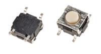 b3s-1000 Cream Button Tactile Switch, SPST 50 mA @ 24 V dc 0.55mm