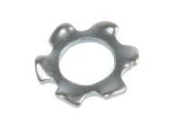 276-831 Bright Zinc Plated Steel External Tooth Lock Washer, M2.5