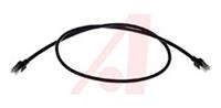 09459711121 HARTING, 0.5m Cat5e, Black RJ45 to Male RJ45 Male, SF/UTP Shielded, Terminated PUR Sheath