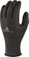 vecutd05no07 Delta Plus VENICUTD05 Black Delta No Cut Fibre Work Gloves, Size 7, Polyurethane Coating
