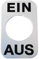 240001011-00 Marquardt On-Off Legend Plate for use with Switch