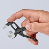 87-00-100 Knipex Cobra® XS Water Pump Pliers, 100 mm Overall, Angled, Straight Tip, 28mm Jaw