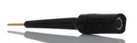 3563-0 Fluke Black, Male Test Connector Adapter With Brass contacts and Gold Plated