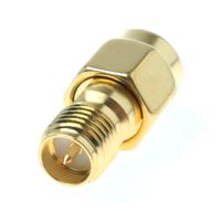 smam-rsmam-3gt50g-50 Amphenol RF Straight RF Adapter SMA Plug to R-SMA Plug