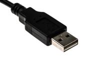 px0844a0m50a Bulgin Straight, Panel Mount, Plug- Single Port Type A 2.0 IP68, IP69K USB Connector
