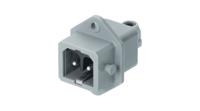 stasei-200 Hirschmann, ST IP54 Grey Panel Mount 2 + PE Industrial Power Plug, Rated At 10A, 250 V