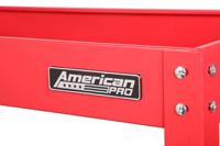 851-7604 RS PRO 3 Shelf Steel Trolley Workshop Tool Trolley, 840 x 405 x 810mm, 50 (Per Level)kg Load