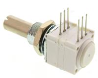 14820f0gjsx13102ka Vishay 148 1kΩ Rotary Potentiometer 1-Gang, Panel Mount (Through Hole), 14820F0GJSX13102KA