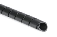 161-41155-sbpe6d-gy HellermannTyton Spiral Wrap, I.D 6mm, 40mm Polyethylene SBPE Series
