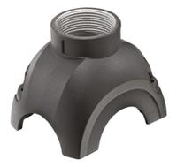 11123001401 HARTING Han-Yellock Heavy Duty Power Connector Hood, M25 Thread, Top Entry
