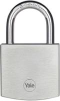 y120b501271 Yale Padlock Brass Padlock, 7mm Shackle, 50mm Body