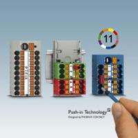 3273376 Phoenix Contact Distribution Block, 19 Way, 0.14 → 2.5 (Flexible) mm², 0.14 → 4 (Solid) mm², 57A, 450 V,