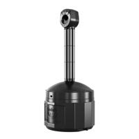 jsm26800bl Justrite Black Polyethylene Standing Outdoor Ashtray, 419mm x 978mm x 419mm