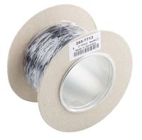 285-7713 Staubli Black 0.15 mm² Hook Up Wire, 26 AWG, 39/0.07 mm, 100m, PVC Insulation