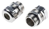 264-7358 ABB Metallic Nickel Plated Brass Cable Gland, M25 Thread, 6mm min., 11mm max., IP68