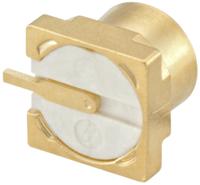19s101-40ml5 Rosenberger, Plug PCB Mount SMP Connector, 50Ω, Solder Termination, Straight Body