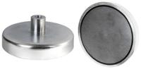 e777 Eclipse Pot Magnet 32mm Threaded Hole Samarium Alloy, 22kg Pull