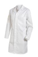 esdbh65asblat2 MOLINEL White Men Reusable Lab Coat, M