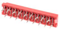 8-215079-8 TE Connectivity Micro-MaTch Series Straight Through Hole Mount PCB Socket, 18-Contact, 2-Row, 2.54mm Pitch, Solder