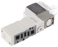 syj3140-5lou-q SMC 5/2 Pneumatic Control Valve - Solenoid/Pilot SYJ3000 Series 24V dc
