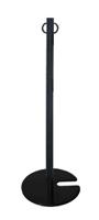 204-1765 RS PRO Black & Yellow Steel Barrier Post