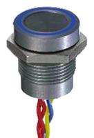 pbar1afb000a0b APEM Illuminated Piezo Switch, Momentary, Pulse, SPST, IP68, Through Hole, 200 mA @ 24 V dc, -40 → +75°C