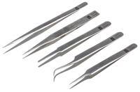136-9872 RS PRO Stainless Steel, Tweezer Set