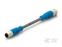 t4162123005-001 TE Connectivity Male/Female 5 way M12 to 5 way M12 Sensor Actuator Cable, 500 mm