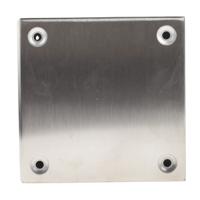 842-8327 RS PRO Unpainted Stainless Steel Terminal Box, IP66, 175 x 175 x 120mm