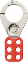h712 ABUS Red Steel Lockout Hasp, 3.81cm Attachment
