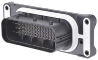 1-1418362-3 TE Connectivity, AMP MCP 1.5/2.8 Automotive Connector Plug Black Through Hole 62 Way, Solder Termination
