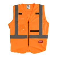4932471893 Milwaukee Orange Hi Vis Vest, L/XL