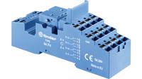 94p4spa Finder 94 250V DIN Rail Relay Socket, for use with 55.3, 55.34 Relays