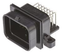 9-6437287-8 TE Connectivity, SUPERSEAL Automotive Connector Plug Through Hole 26 Way, Solder Termination