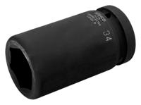 k9506m-34 Bahco 34mm, 1 in Drive Deep Impact Socket, 100 mm length
