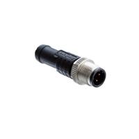 msas-17bmmm-sl8d01 Amphenol Industrial Male 17 way M12 to Male M12 Sensor Actuator Cable, 1 m
