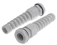 822-9587 RS PRO Grey Nylon Cable Gland, PG13.5 Thread, 6mm min., 12mm max., IP68