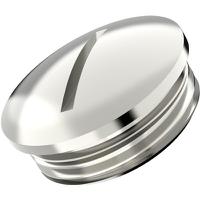 52103175 Lapp Blanking Plug, M63, 70mm Hole Diameter, Nickel Plated Brass, 70mm Diameter, Threaded
