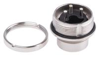 c091-31w003-1002 Amphenol C 091 D Series, 3 Pole Din Plug Plug, 5A, 300 V ac/dc IP67