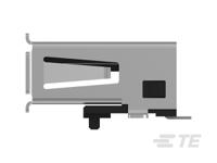 292303-9 TE Connectivity Right Angle, SMT, Socket- Single Port Type A 2.0 USB Connector