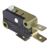 xgg2-88z1 Saia-Burgess Button Micro Switch, Tab Terminal, 16 A @ 250 V ac, SPDT, IP40