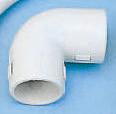 enn42316 Schneider Electric 90° Elbow, Conduit Fitting, 16mm Nominal Size, PVC, Grey IP40 rating