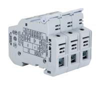 chcc3diu Eaton 30A Rail Mount Fuse Holder for 10 x 38mm Fuse, 3P, 600V ac