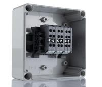 665-7548 RS PRO Trace Heating Junction Box 75mm x 125mm x 125mm