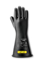 rig214b100 Ansell RIG214B Black Latex Electrical Insulating Gloves, Size 10, Latex Coating